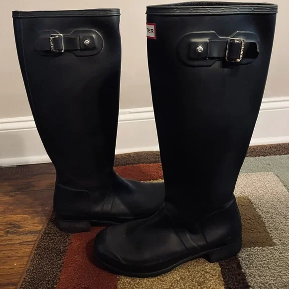Hunter | Shoes | Nwot Womans Tall Hunter Rain Boots | Poshmark display picture 3